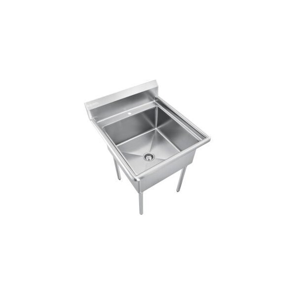 Global Equipment Global Industrial„¢ Stainless Steel Utility Sink W/8